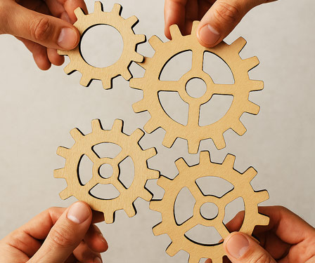 L'association REVIPAC Photo : engrenages, association Revipac