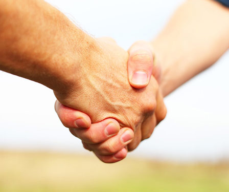 Partenaires et parties prenantes Photo : poignée de mains